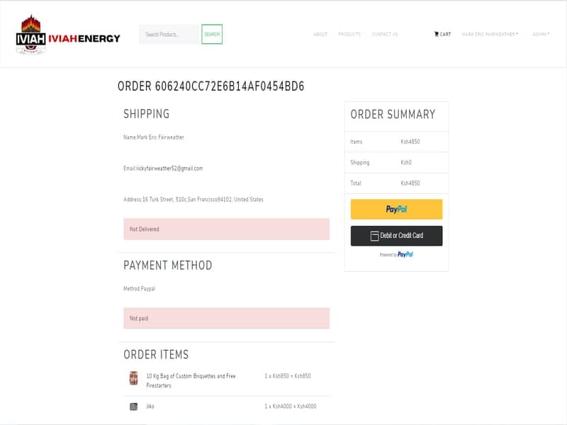 Iviah E-commerce